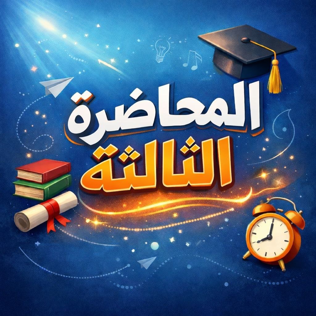 المحاضرة الثالثة
